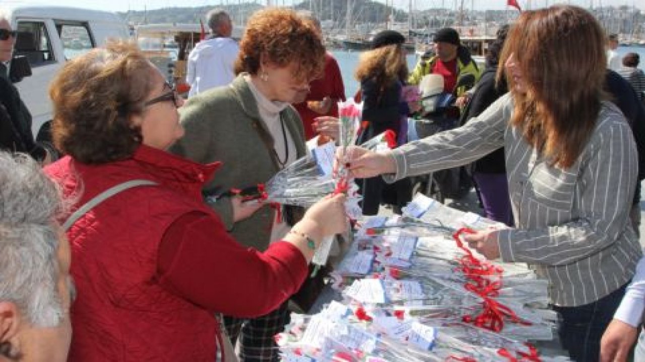 Bodrum Belediyesi kadınları unutmadı