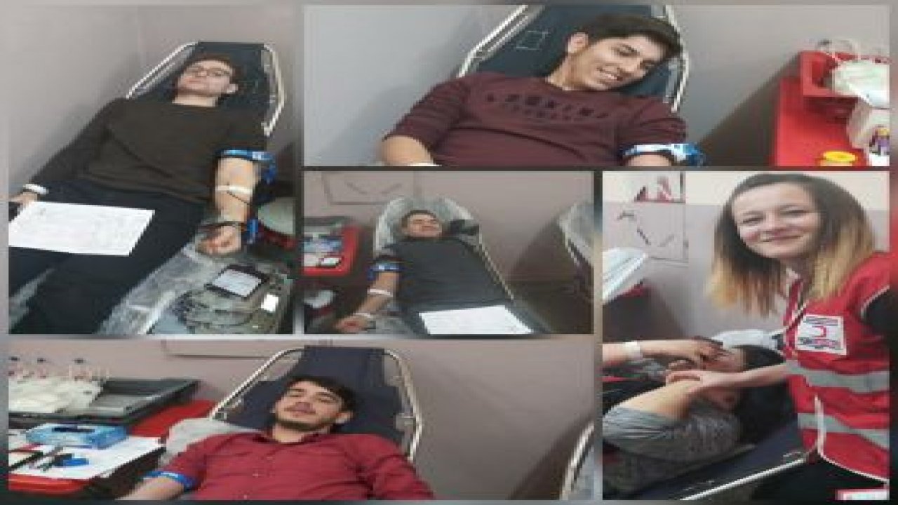 Liseli Gençlerden Örnek Kan Bağışı