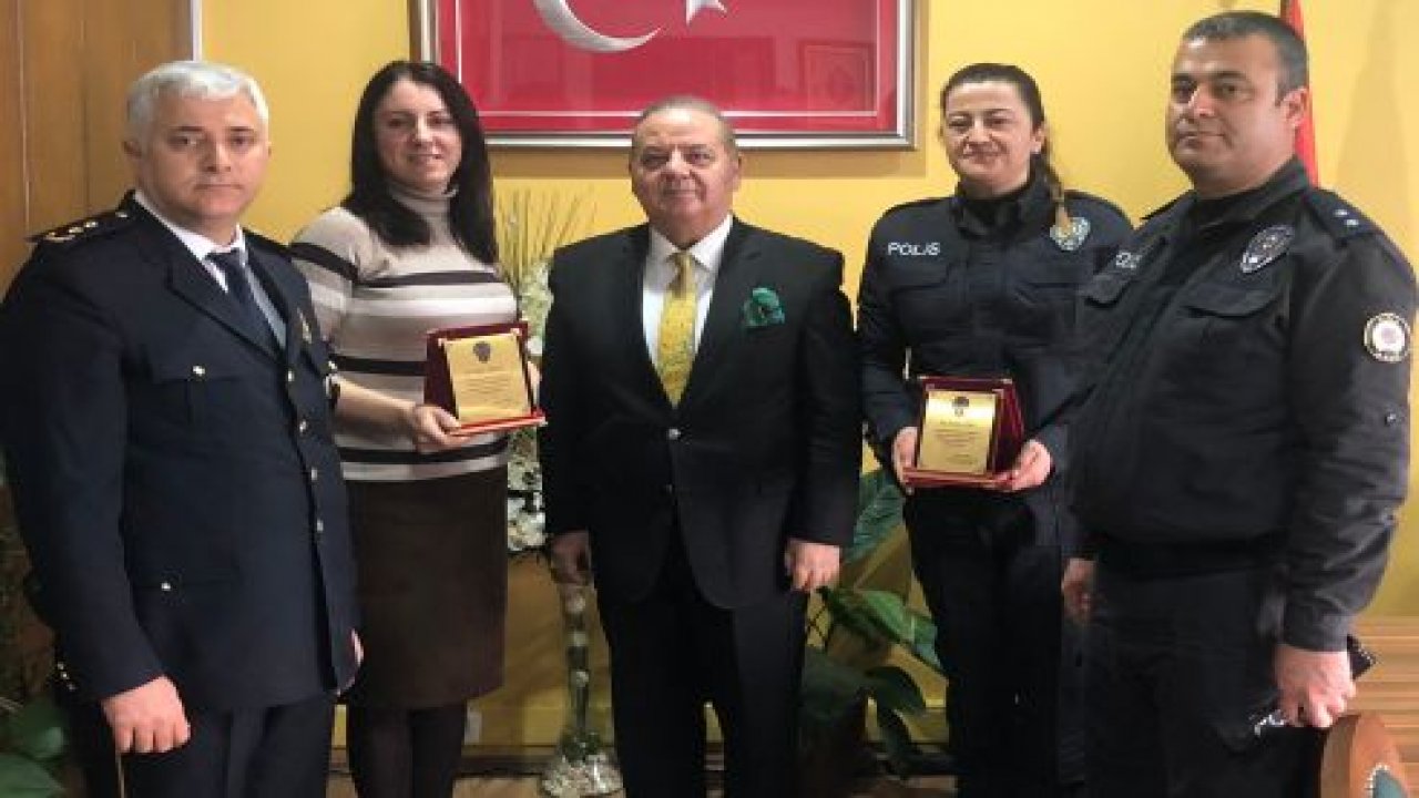 Başarılı kadın polisler ödüllendirildi