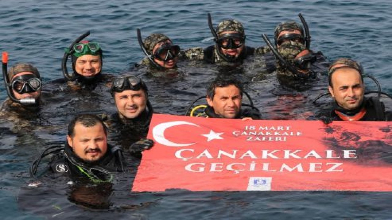 Dalgıçlar ‘Çanakkale geçilmez’ dedi
