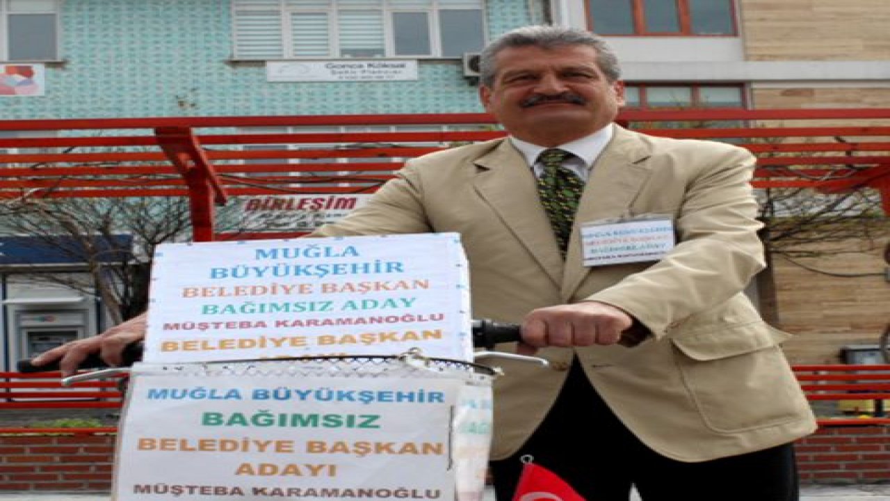 Muğla'nın Bisikletli Bağımsız Büyükşehir Adayı