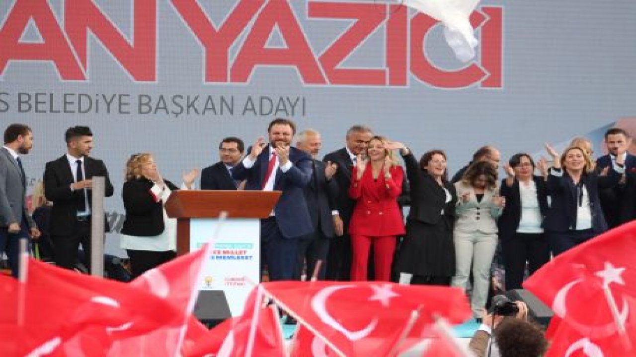 Yazıcı’nın Mitingine Yoğun Katılım  