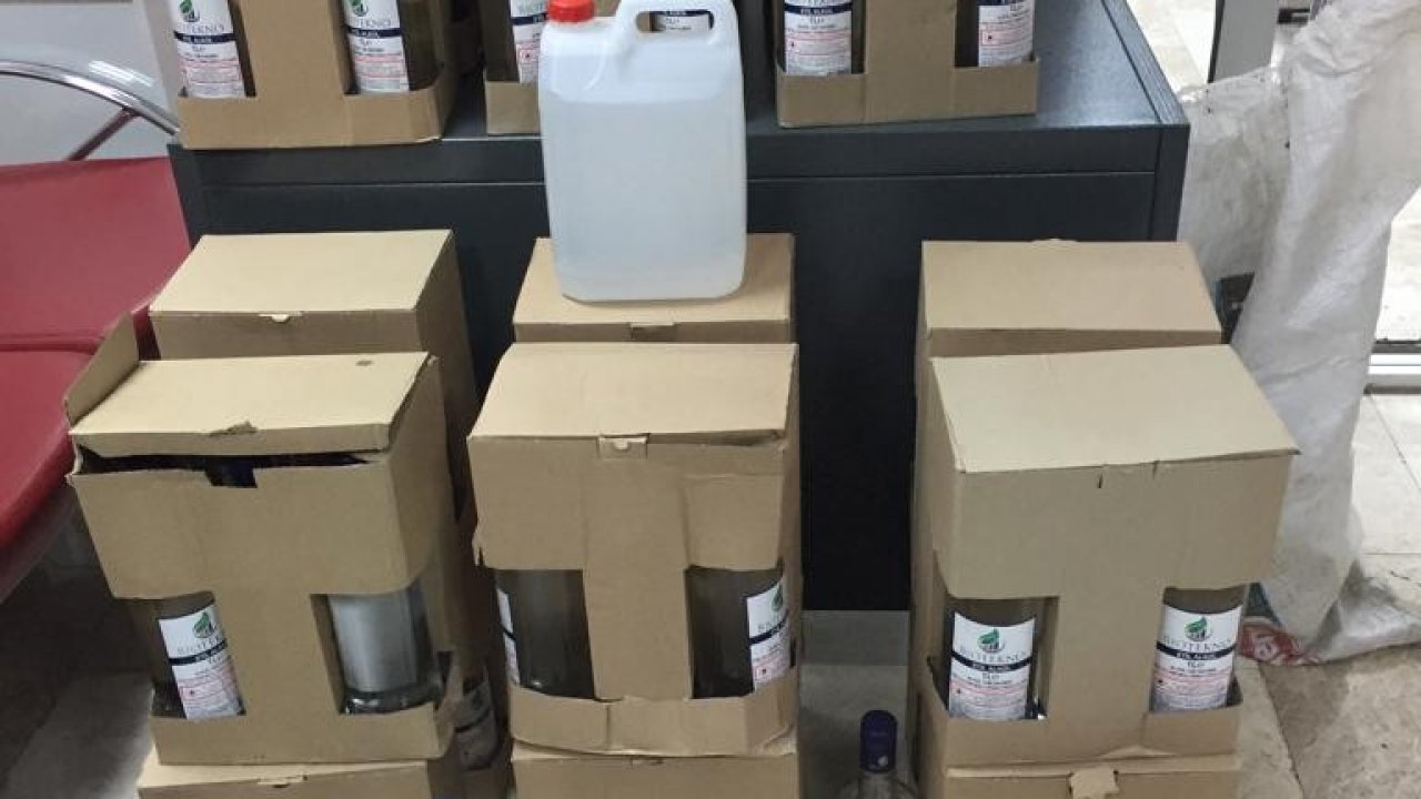 Sahte içki ve uyuşturucu operasyonu