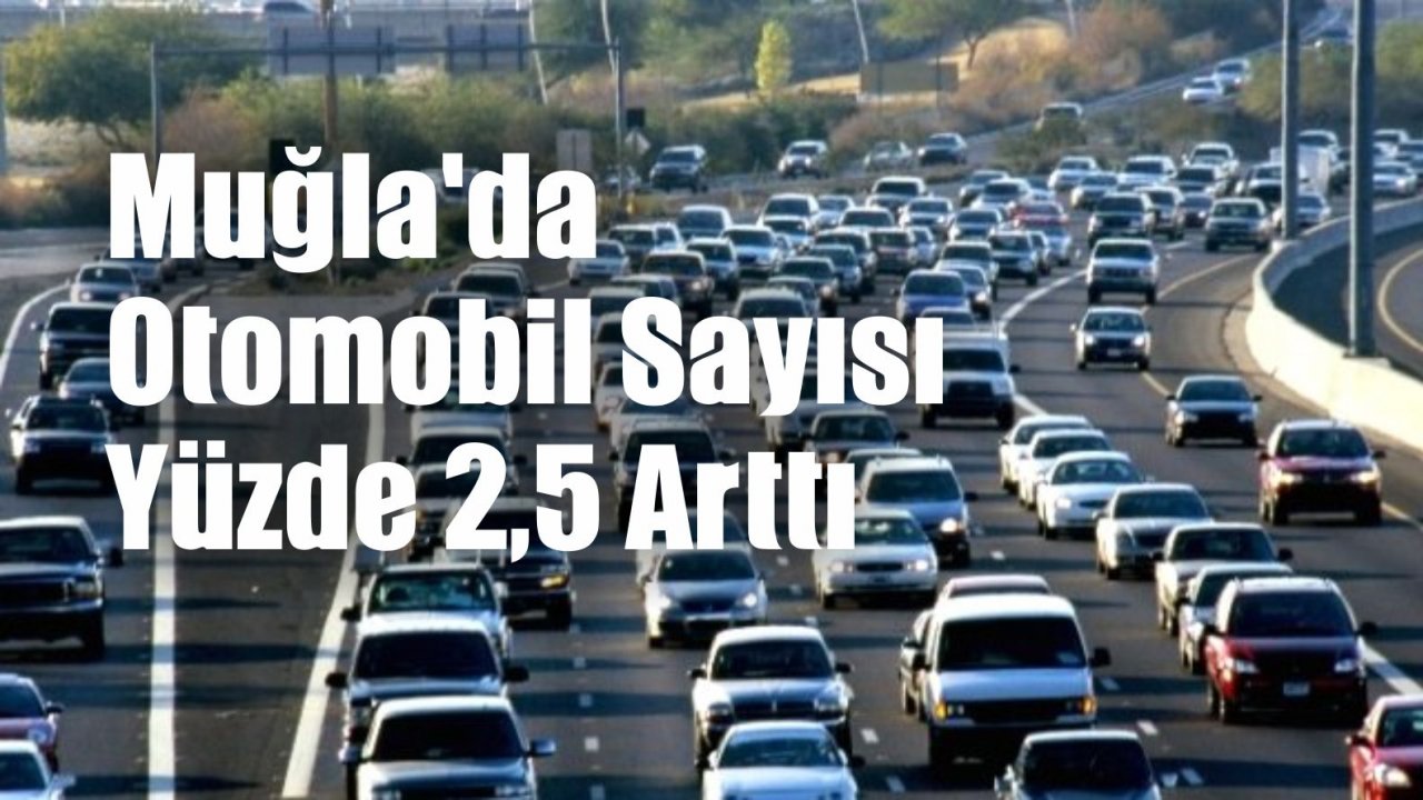 Muğla’da Otomobil Sayısı Yüzde 2,5 Arttı