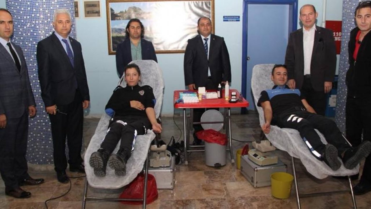 Polisler Kan Bağışında Bulunacaklar