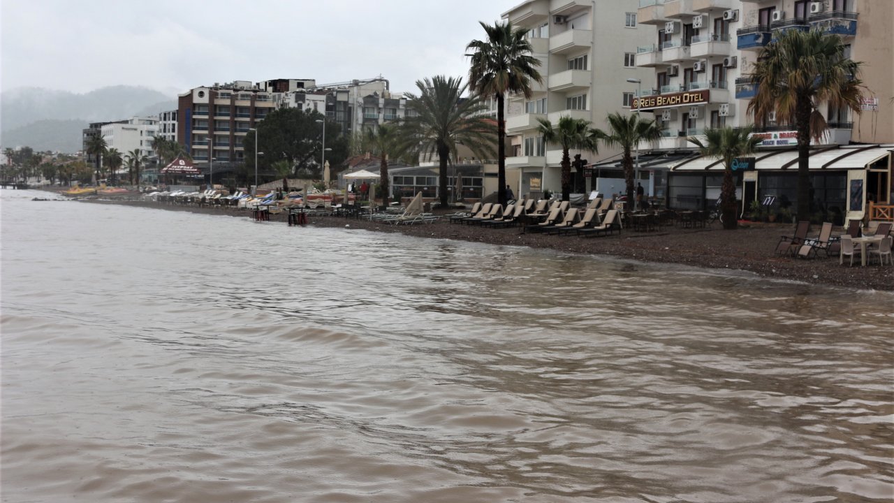 Sahile gidenler şaşkına döndü