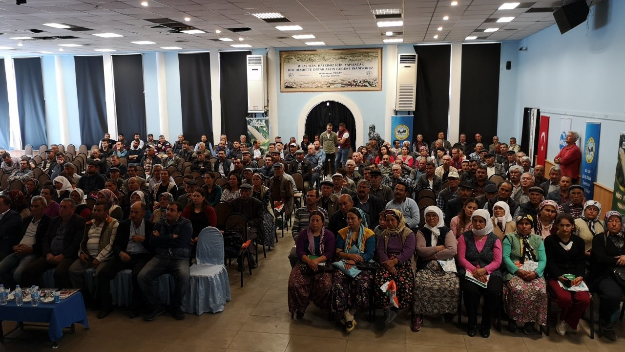 Milaslı üreticilere hayvan besleme ve yem bitkileri eğitimi verildi