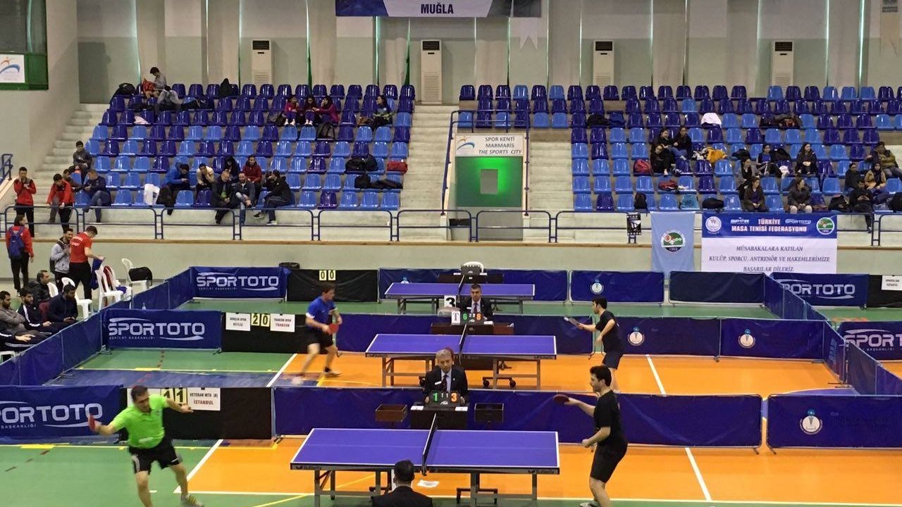 Masa Tenisi 3. Lig müsabakaları Marmaris'te yapıldı