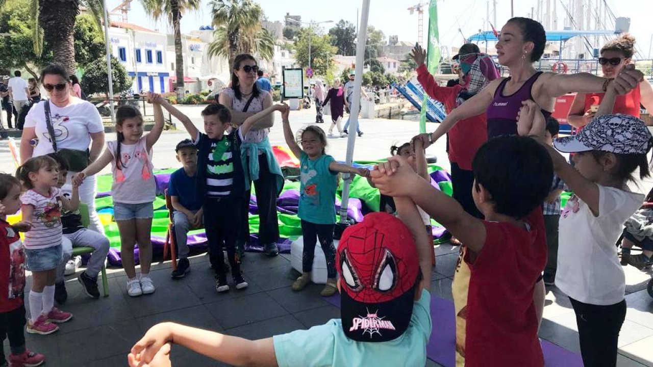 Bodrumlu Çocuklar Eğlendi Aileler Keyiflendi