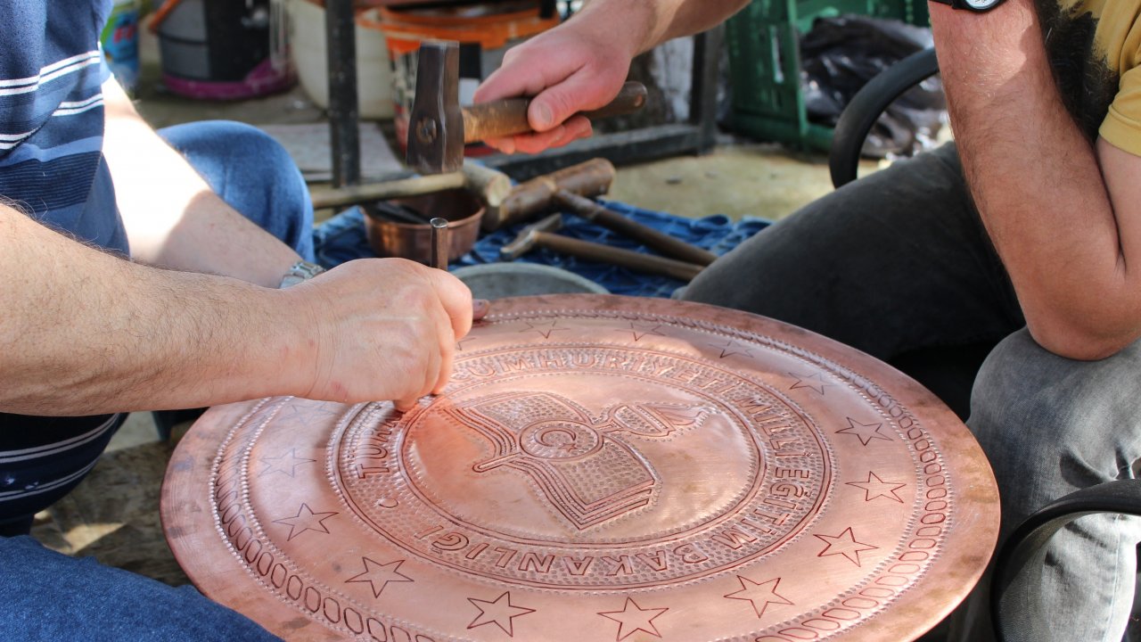 Hükümlülere Bakır El Sanatları Kursu
