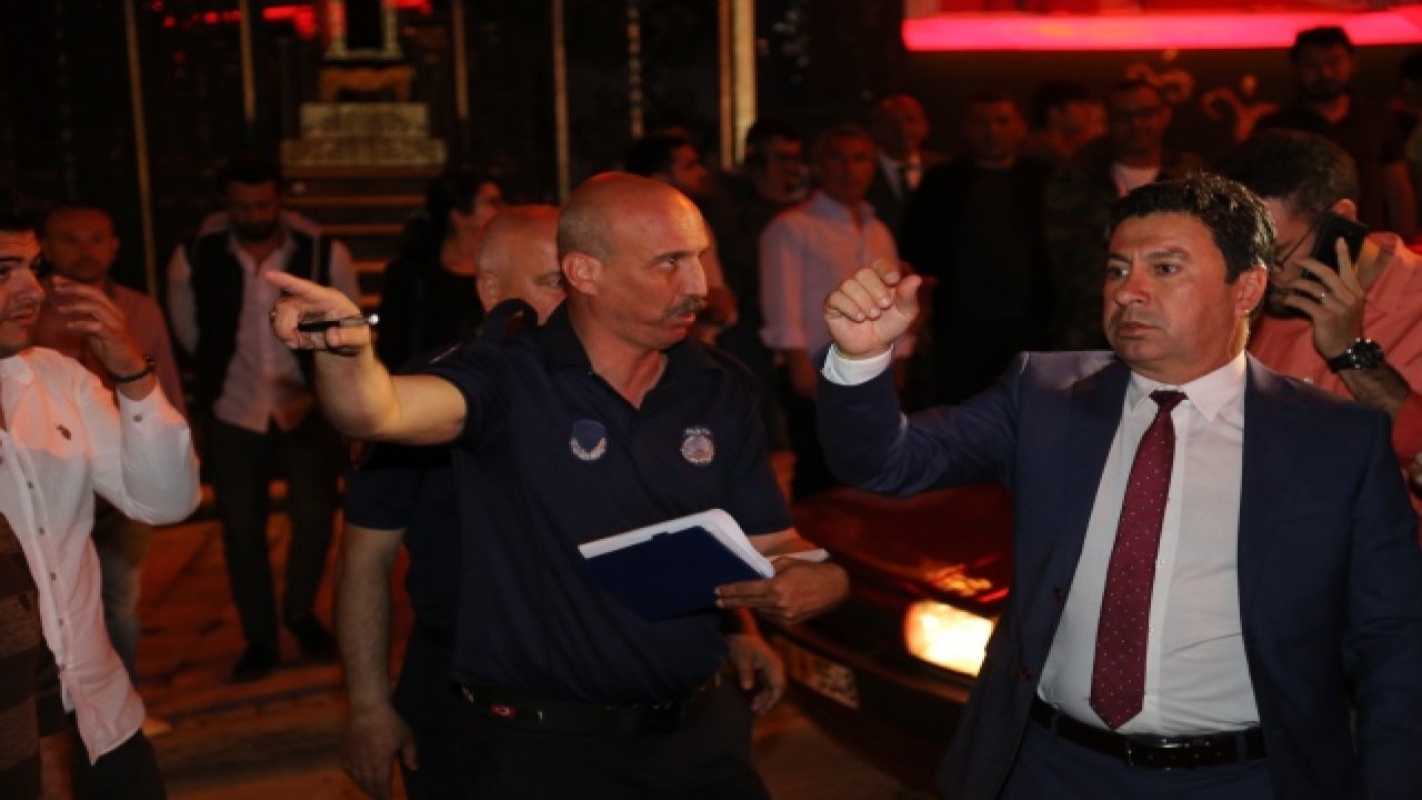 Başkan Aras Gümbet Barlar Sokağında Denetleme Yaptı