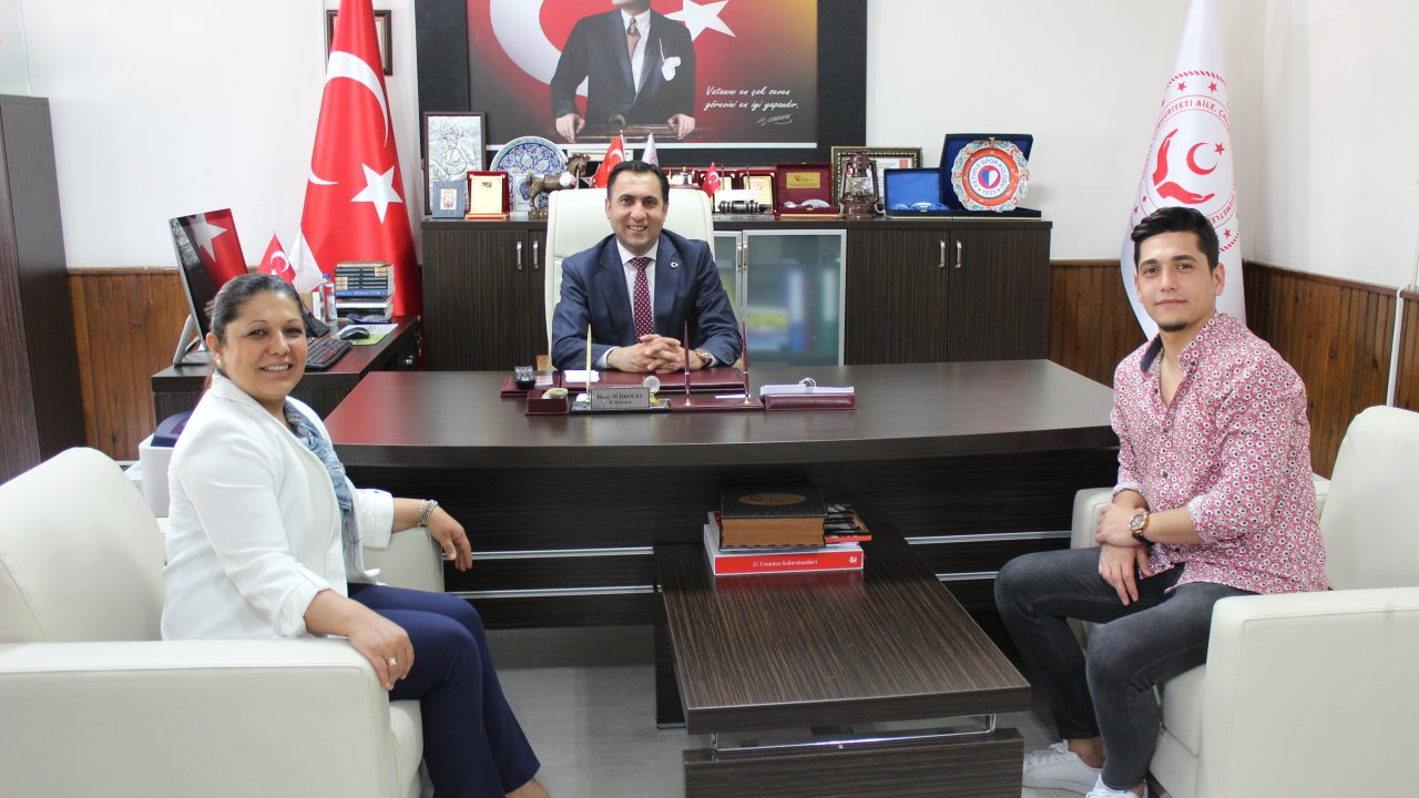 Muğla Gazetesi’nden Aile, Çalışma ve Sosyal Hizmetler İl Müdürü’ne İadei Ziyaret