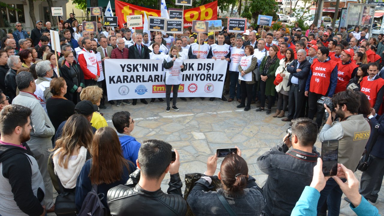 Muğla Barosu ve STK’lardan YSK’nın İstanbul Kararına Tepki