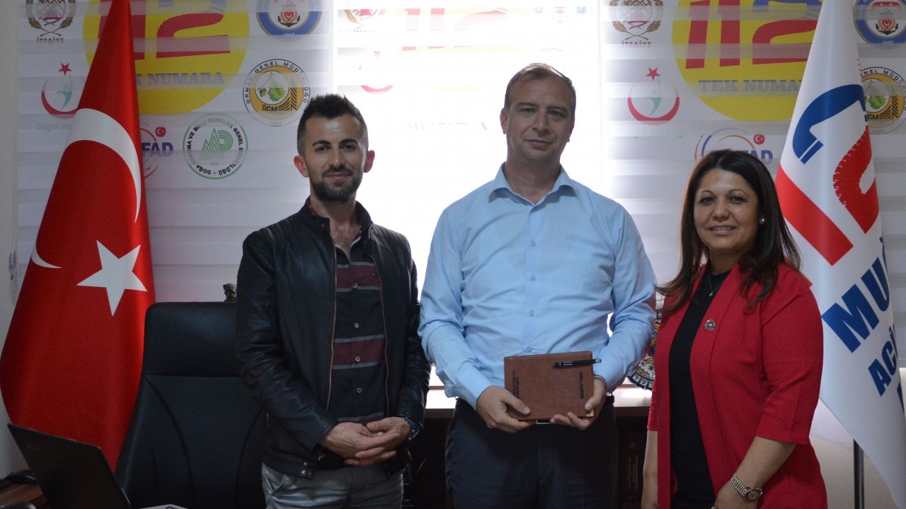 Muğla Gazetesi’nden 112 AÇM Müdürü’ne İadei Ziyaret