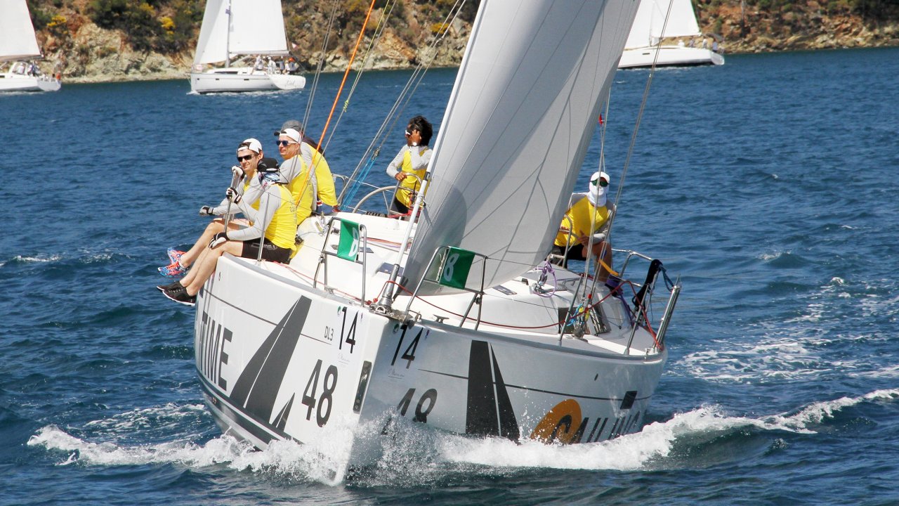 Göcek'te Tekneler Atatürk Anısına Yarışıyor