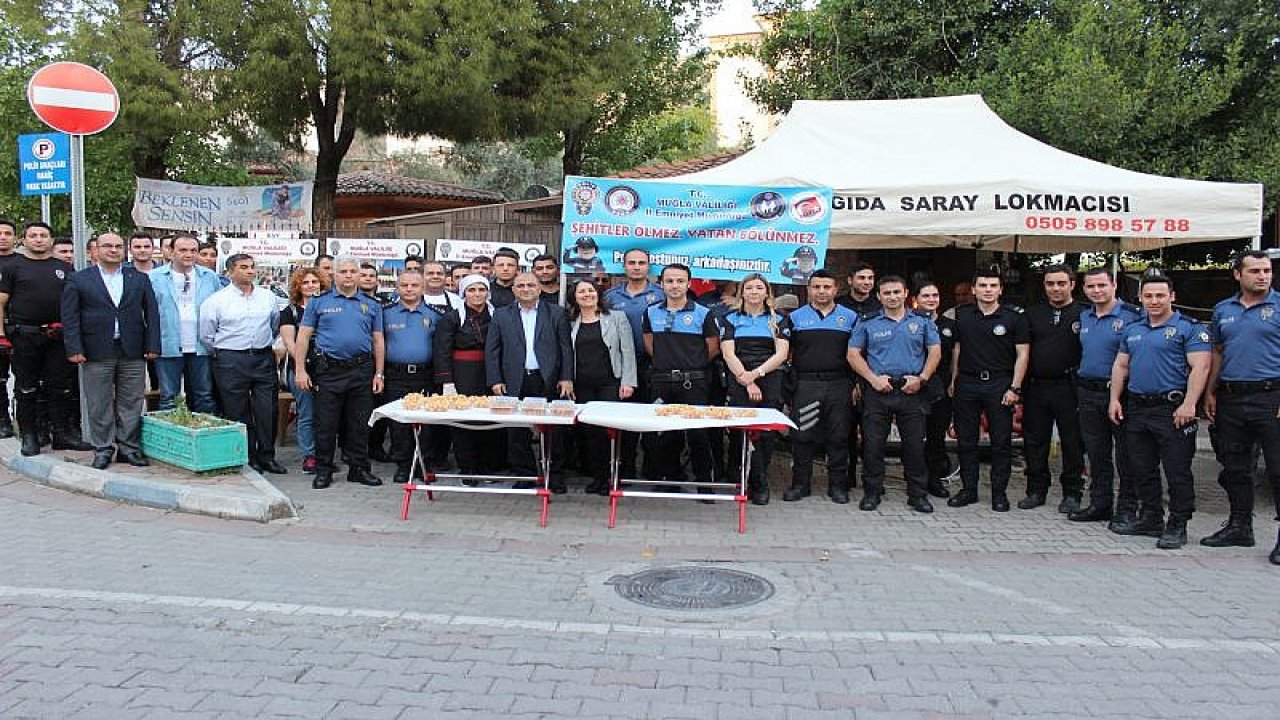 Muğla Polisi ve Hayırsever Anneden Şehitler Anısına Lokma Hayrı