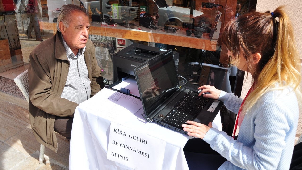 Beyanname standı açıldı