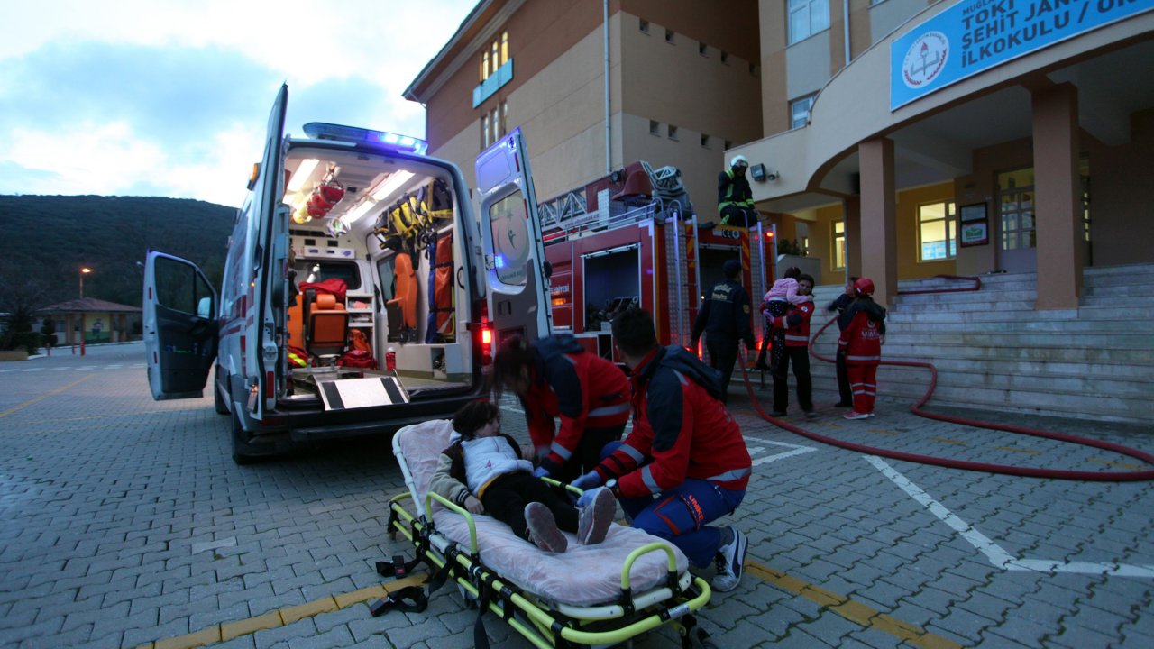 BİLSEM’de yangın ve kurtarma tatbikatı