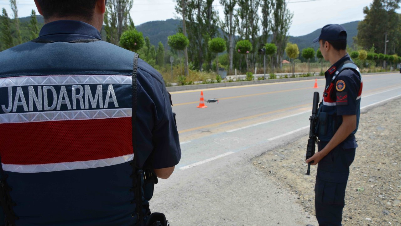 Ortaca'da Jandarma’dan Bayram Trafiğine “Havadan” Denetim  