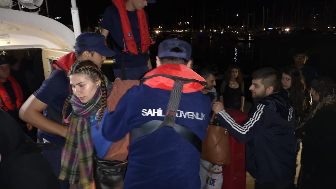 Lüks Yatı Çalarak Yunanistan’a Kaçmaya Çalışan Göçmenler Yakalandı  