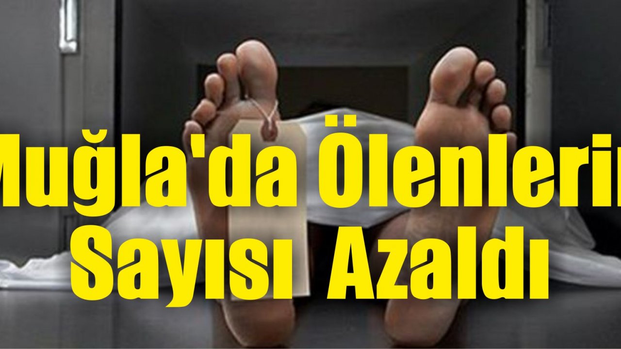 Muğla’da Ölenlerin Sayısı  Azaldı