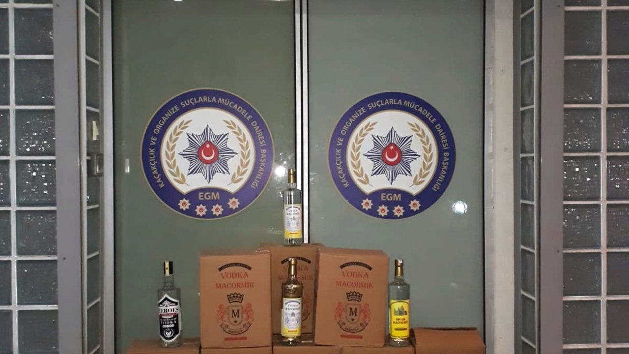 Marmaris’te 6 Bin 980 Şişe Kaçak ve Sahte Alkol Yakalandı  