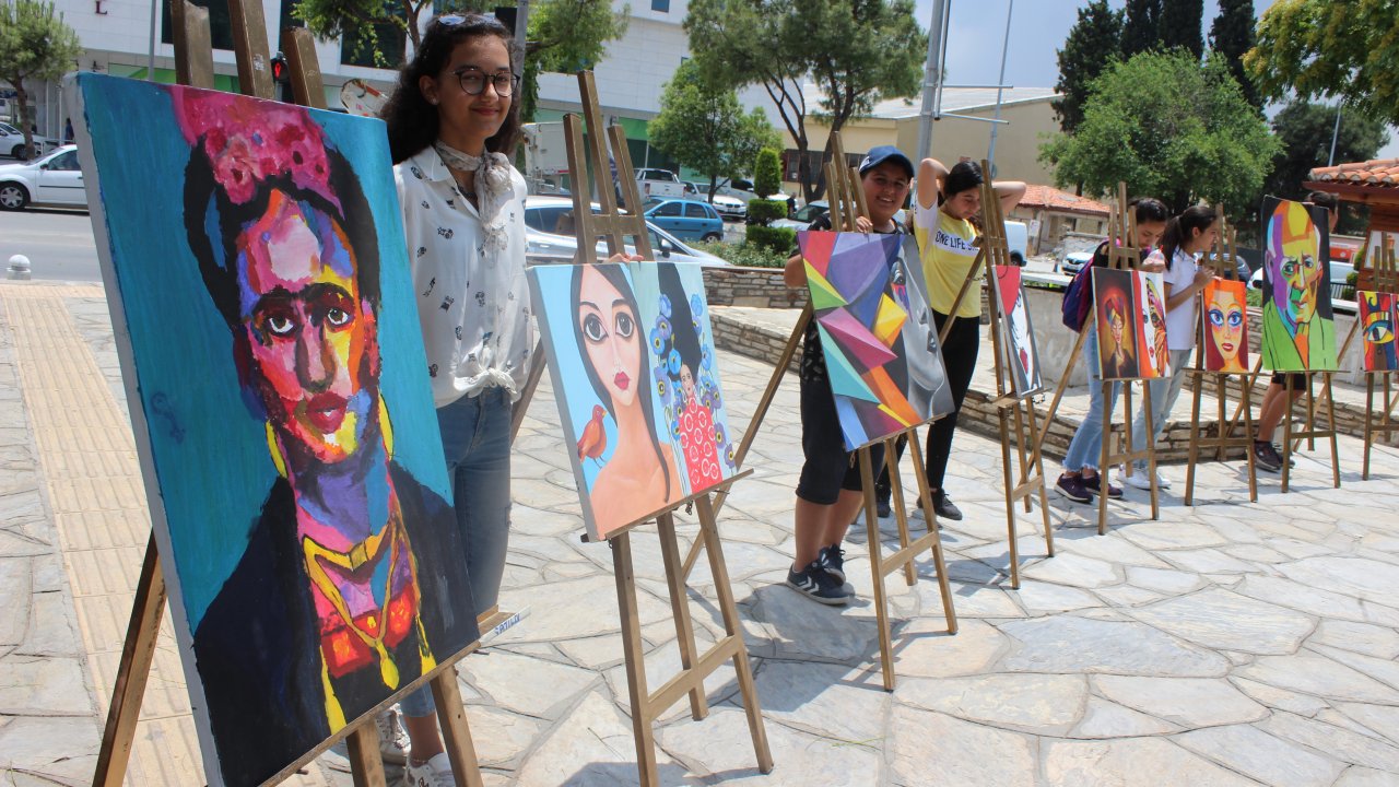 Bayır Ortaokulu’ndan Resim Sergisi