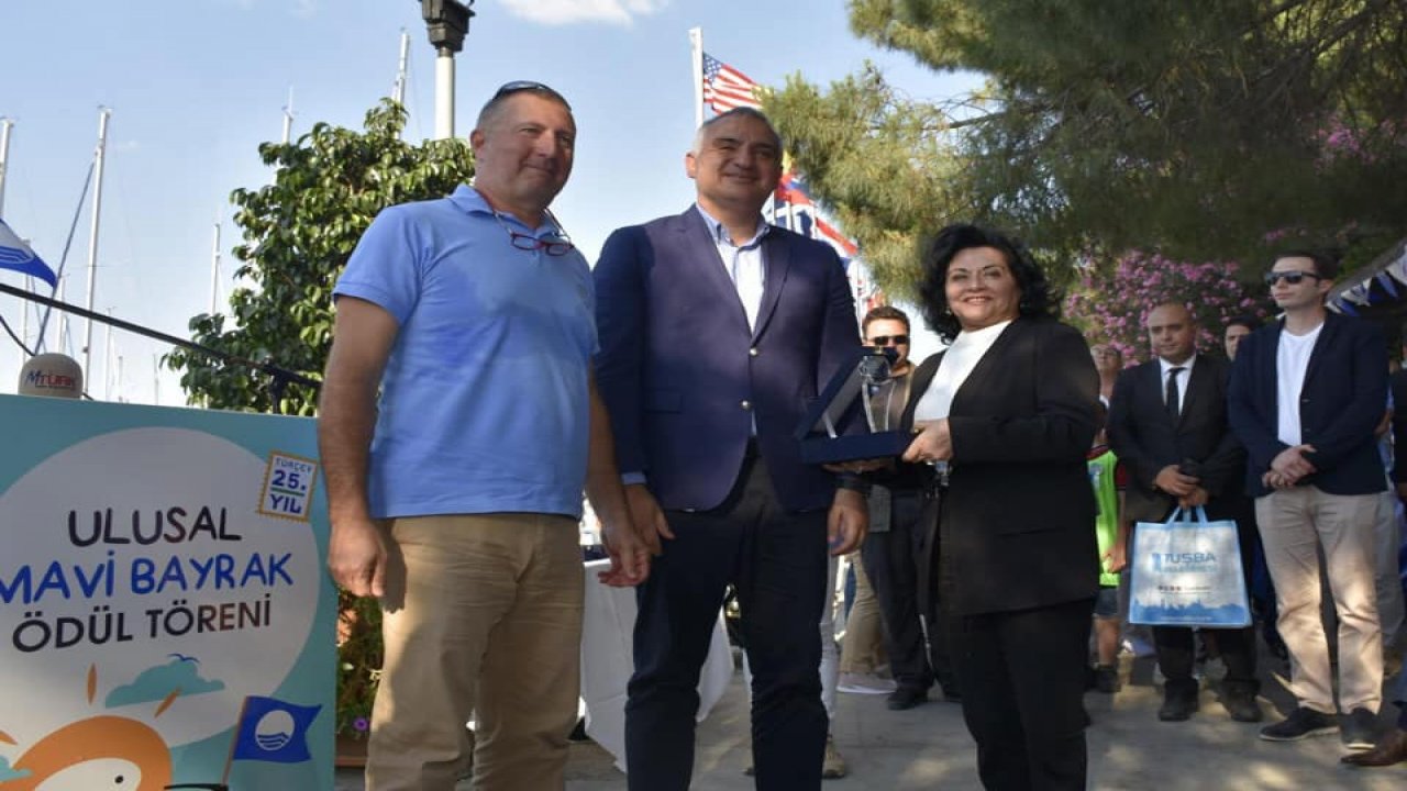 “Mavi Bayrak” Alan İşletmelere Ödülleri Verildi  