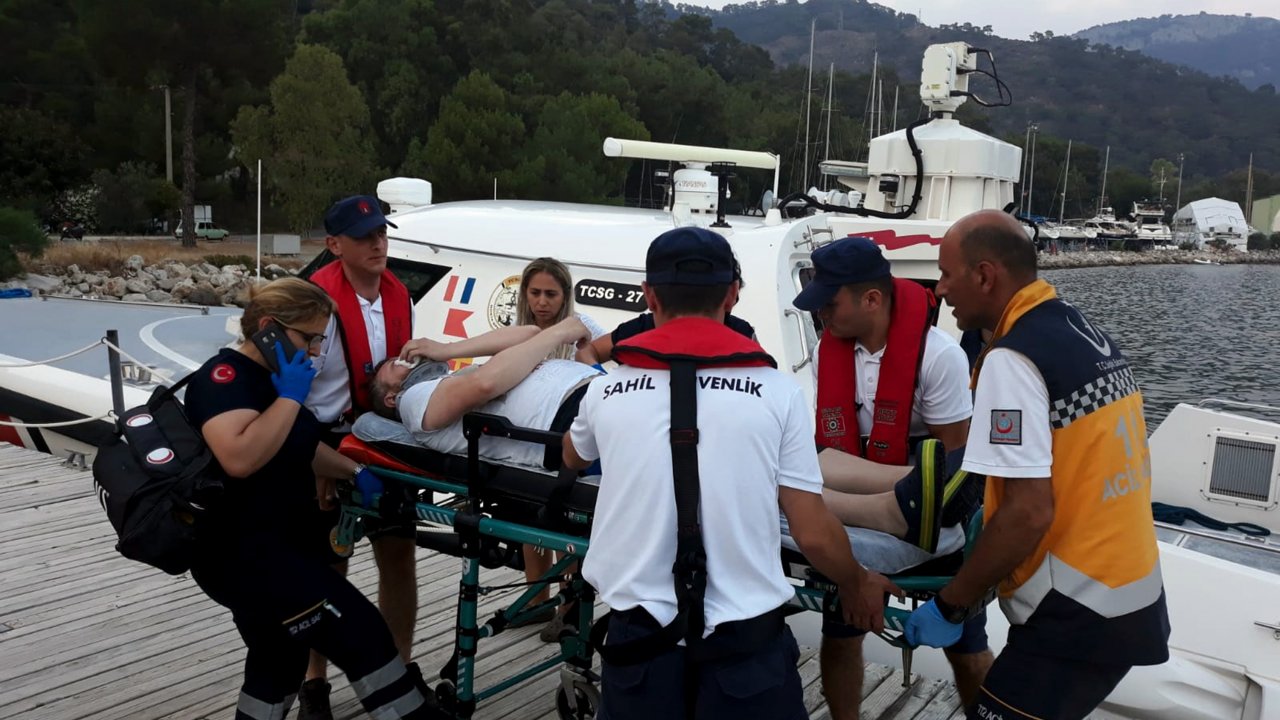 Sahil Güvenlikten Denizde Tıbbi Tahliye