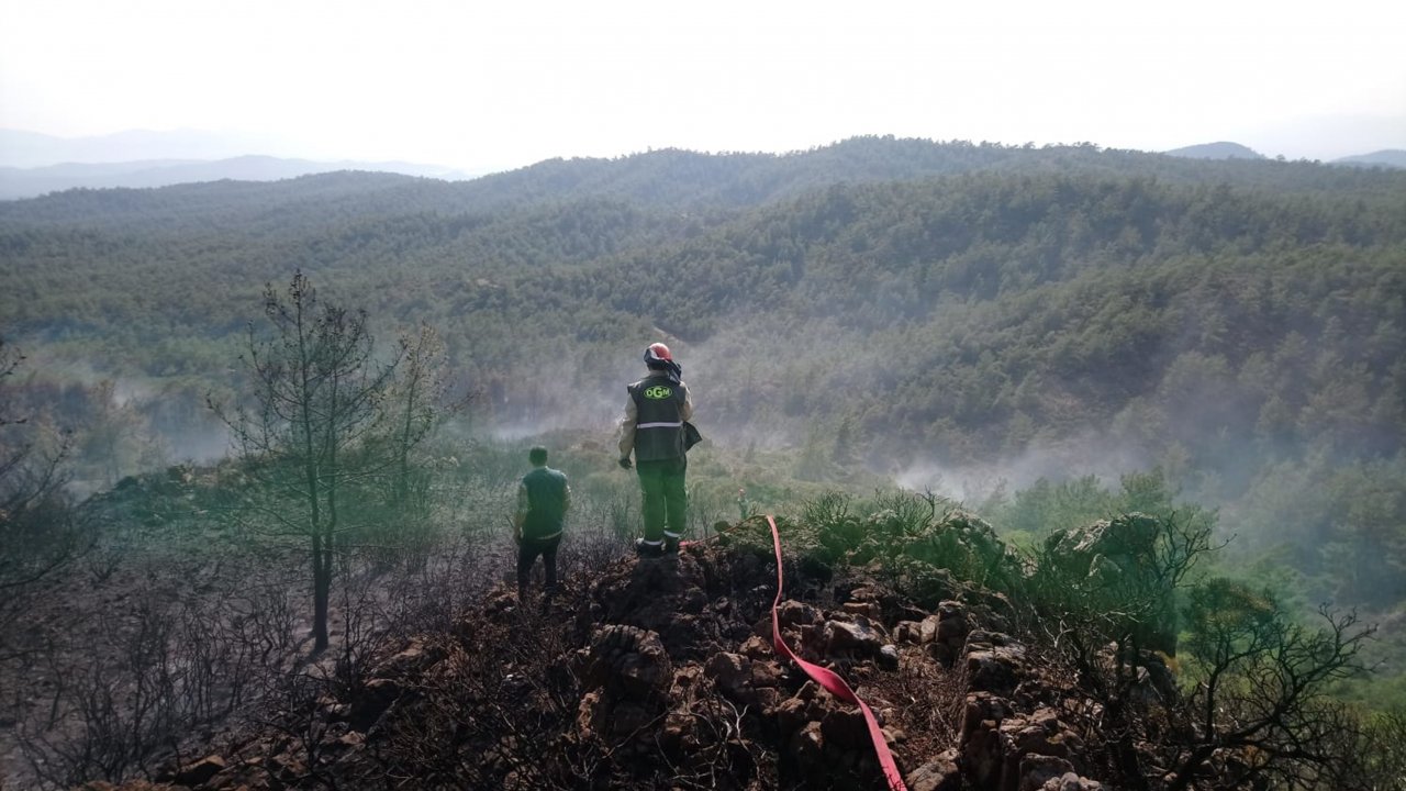Marmaris'te Orman Yangını