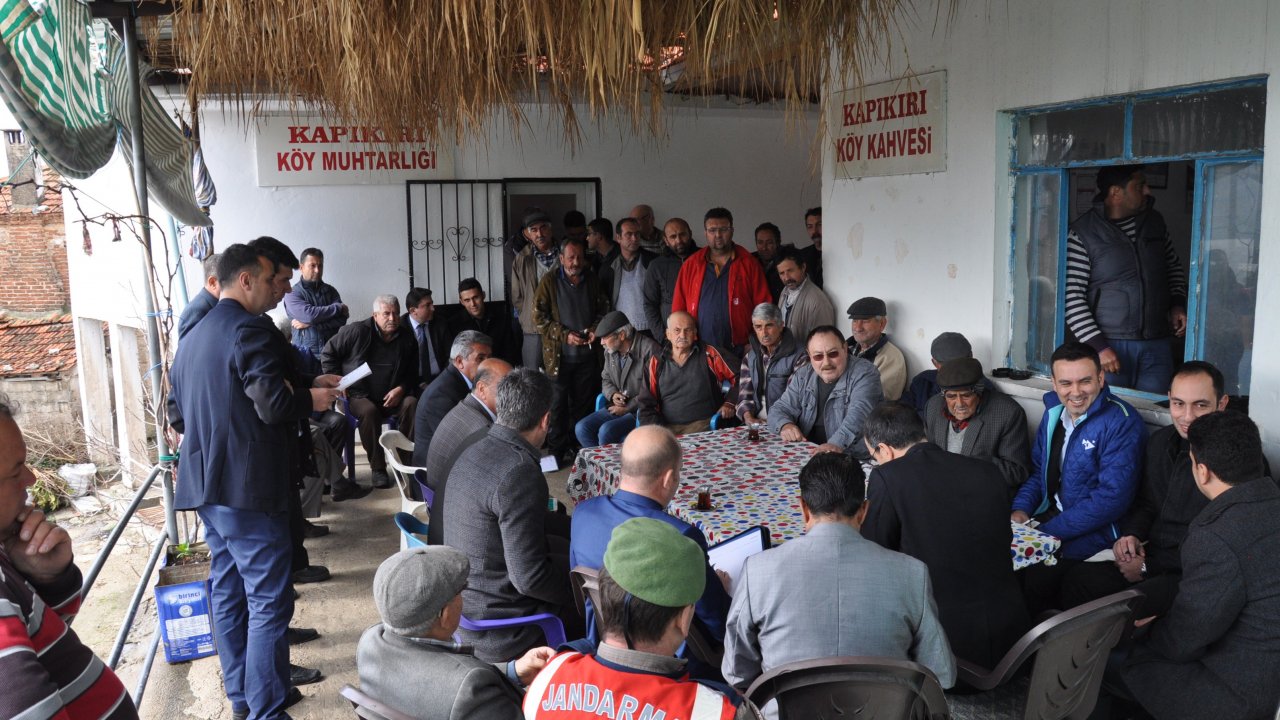 Kaymakam Arslan vatandaşlarla buluştu