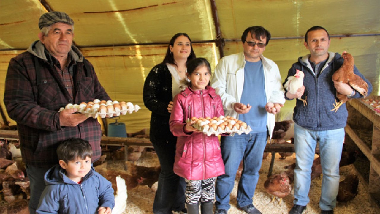 10 bin yumurtayı ücretsiz dağıttı