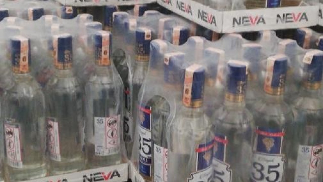 5 Bin 250 Adet Kaçak İçki Ele Geçirildi