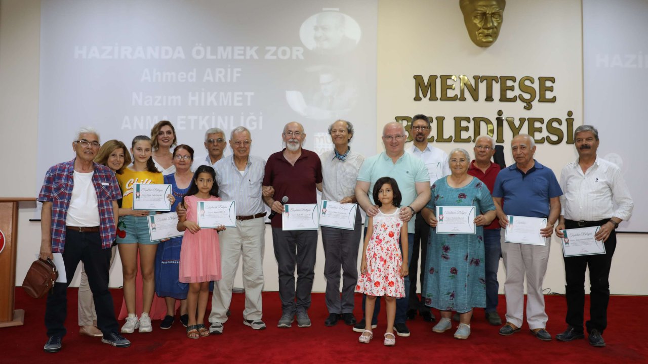 Nazım Hikmet ve Ahmed Arif Şiirlerle Anıldı
