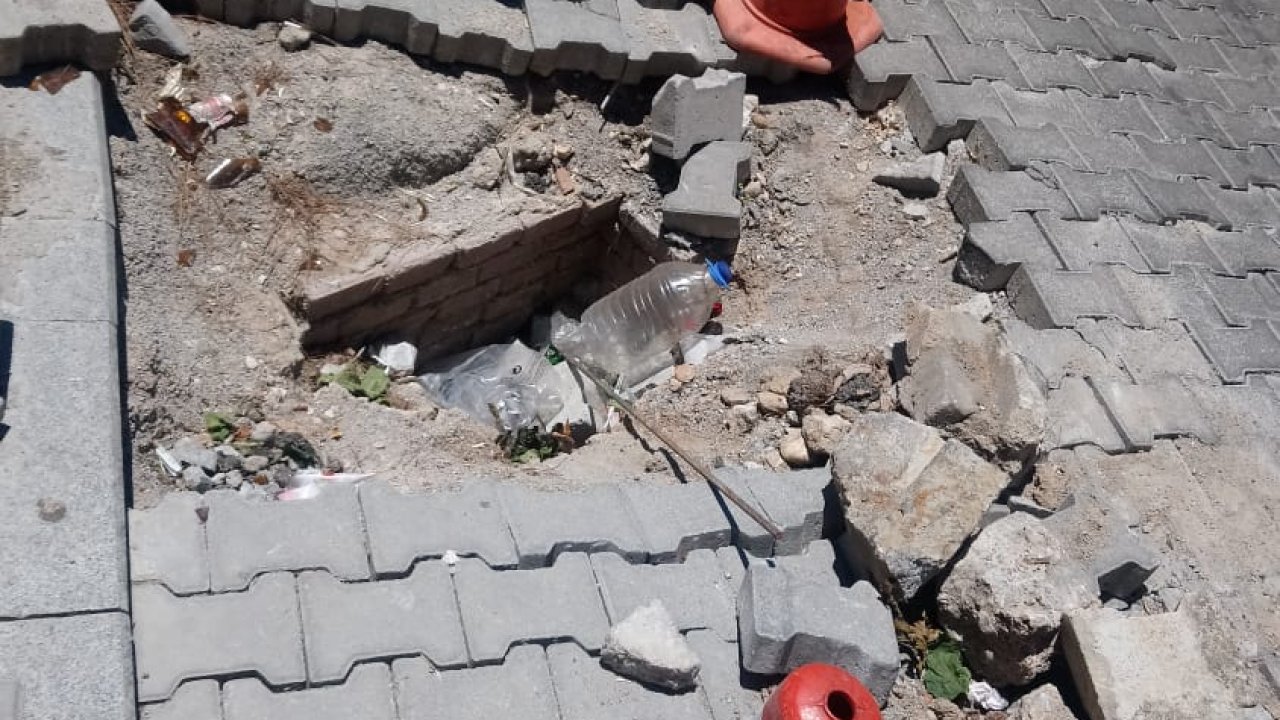 Belediyenin Kazdığı Çukura Vatandaş Düştü!