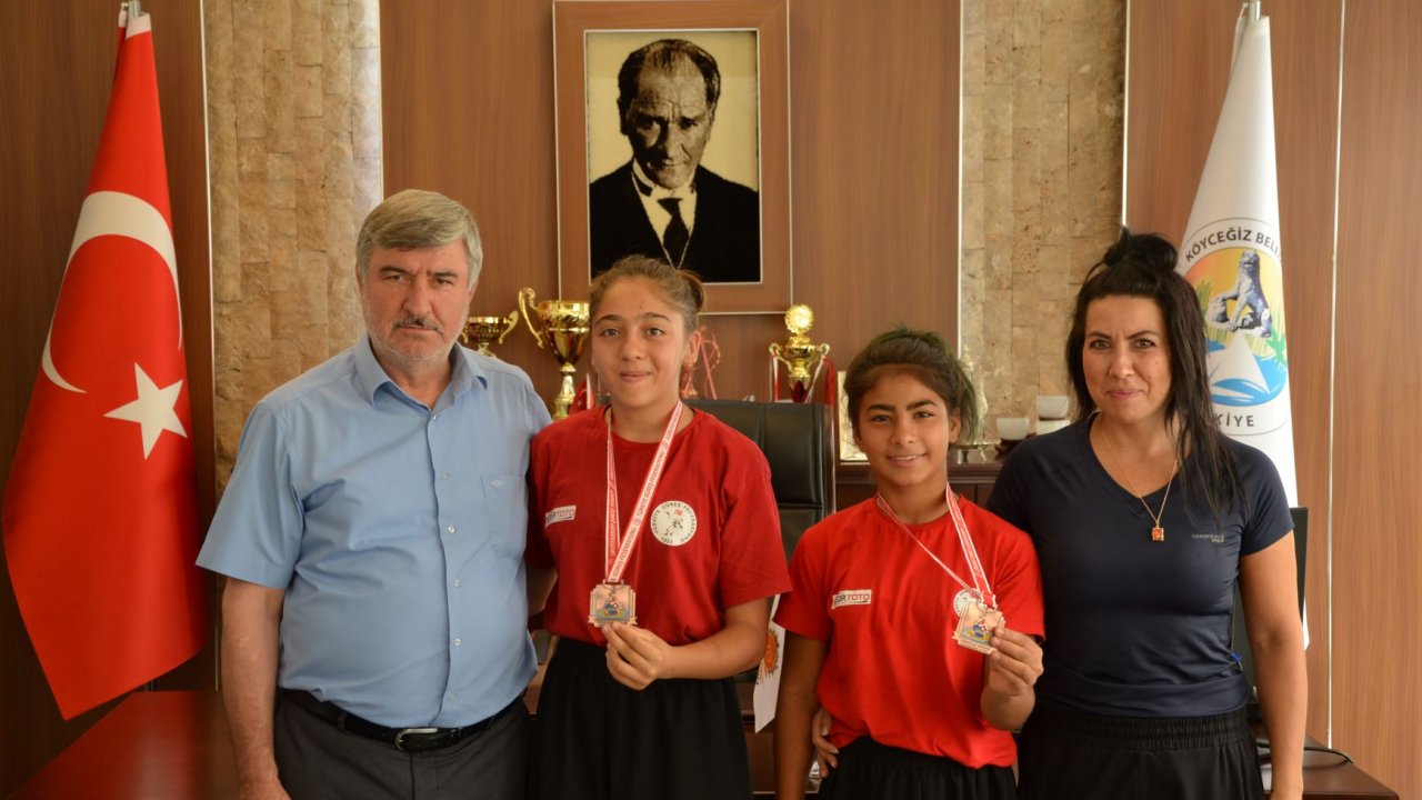 Minik Sporculardan Başkan Ceylan’a Ziyaret