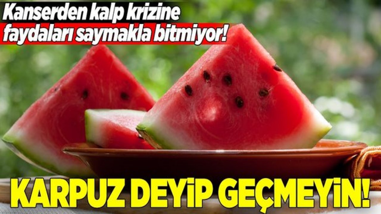 Yazın Karpuz Tüketmenin Faydaları