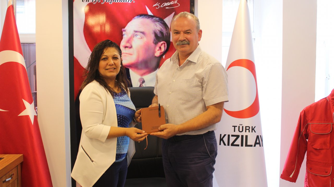 Muğla Gazetesi’nden Kızılay Şube Başkanlığı’na İadei Ziyaret