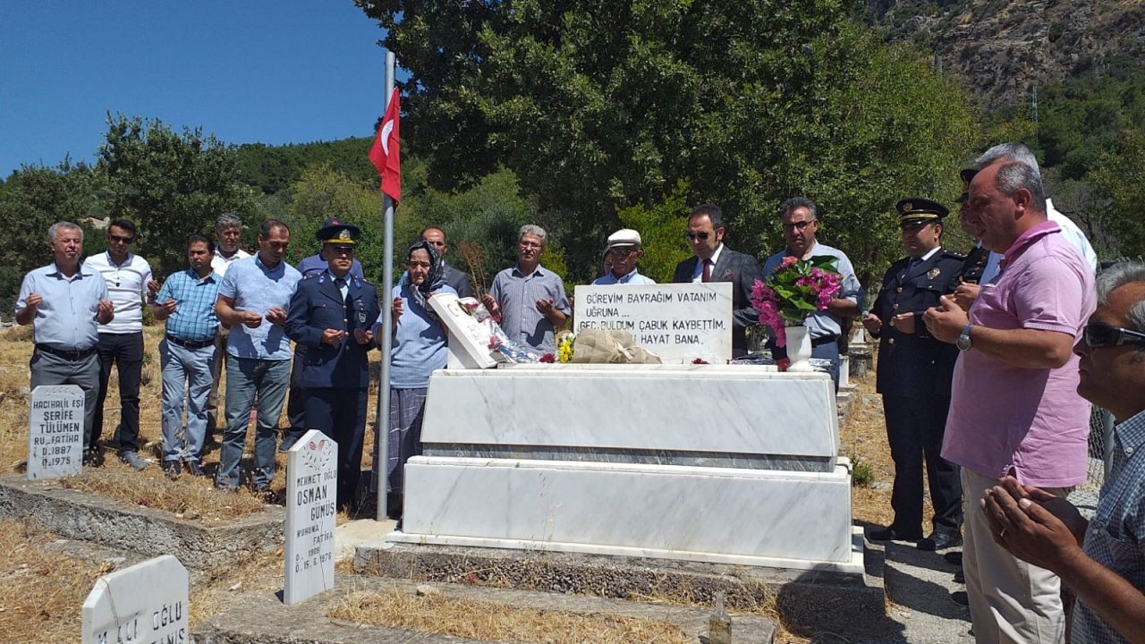 Datça Protokolü 15 Temmuz’da Şehitleri Ziyaret Etti