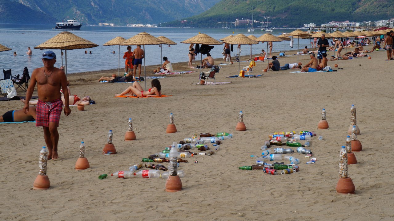 Topladıkları Atıkları Sergilediler