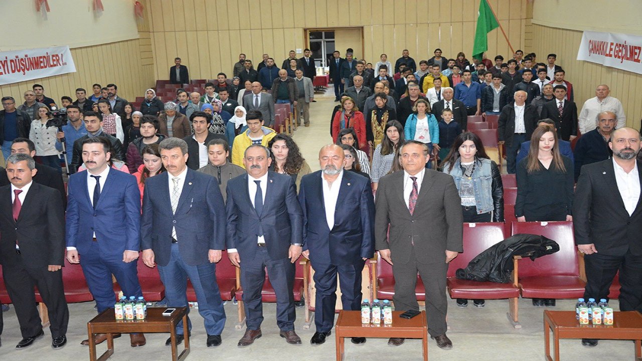 Dalaman Ülkü Ocağından 18 Mart Çanakkale Zaferi anma gecesi