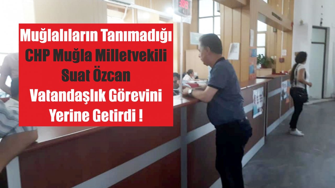 Milletvekili Suat Özcan 