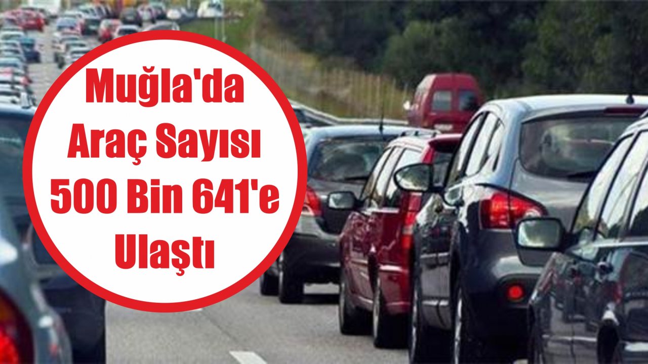 Muğla’da Araç Sayısı 500 Bin 641’e Ulaştı