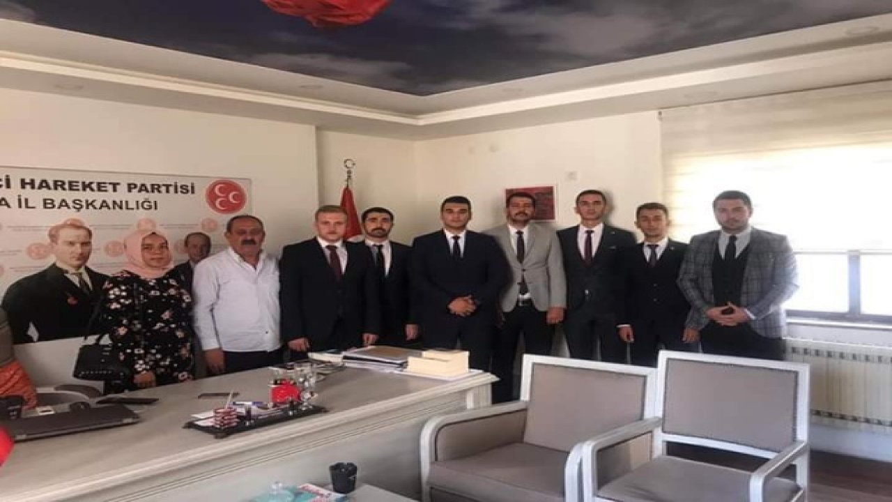 Yeni Başkandan MHP İl Başkanlığı’na Ziyaret