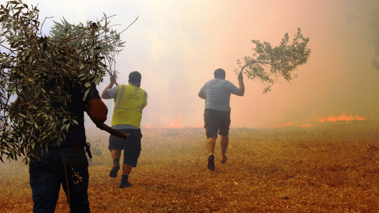 Bodrum’daki Orman Yangını Tehlikeli Boyuta Ulaştı