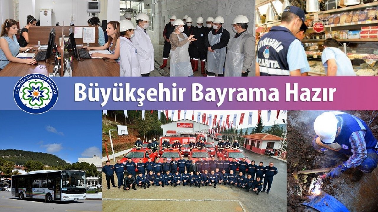 Büyükşehir Tüm Birimleriyle Bayrama Hazır