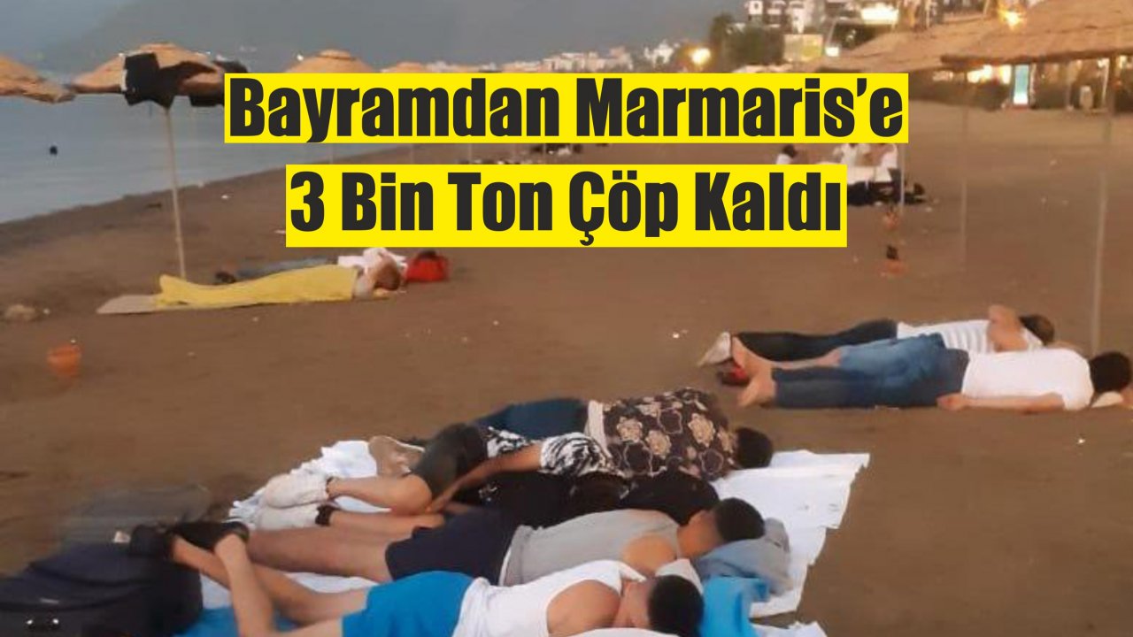 5 Günde 3 Bin Ton Çöp Toplandı