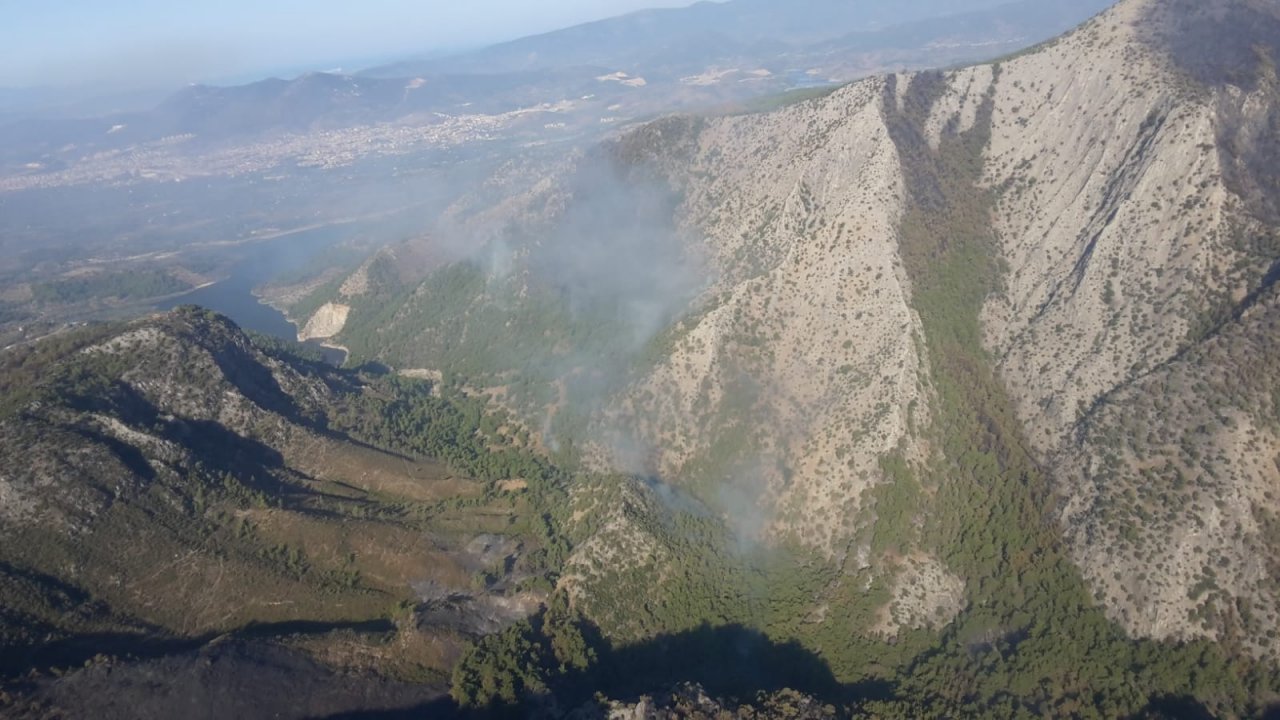 Milas ve Bodrum Orman Yangınları Kısmen Kontrol Altına Alındı