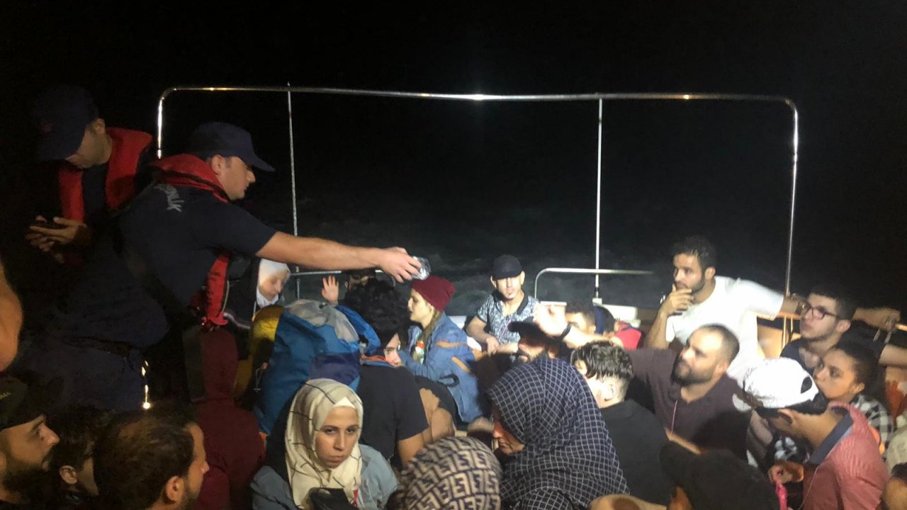 Bodrum’da 60 düzensiz göçmen yakalandı