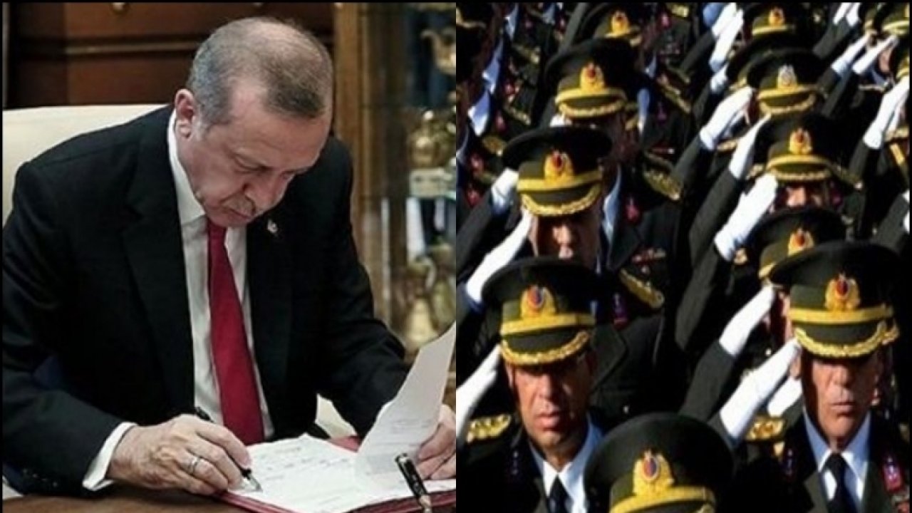 127 General ve Amiralin Görev Yeri Değişti